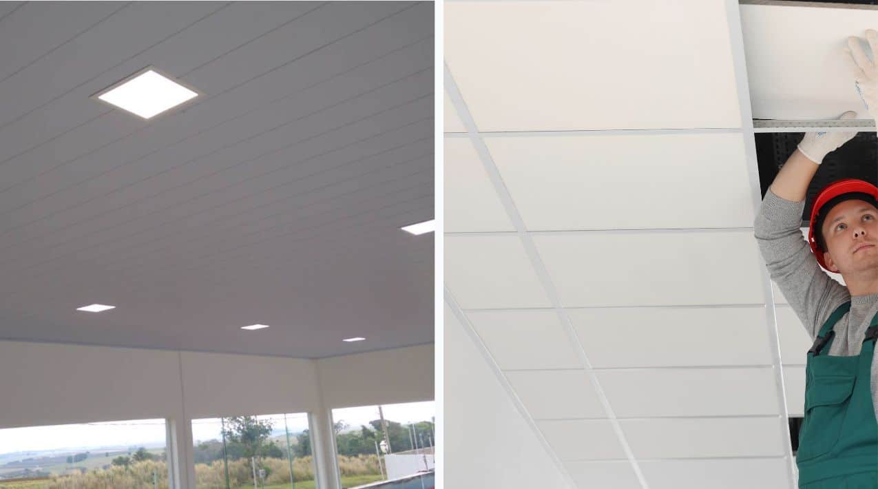 Forro de PVC ou Isopor - Qual Escolher